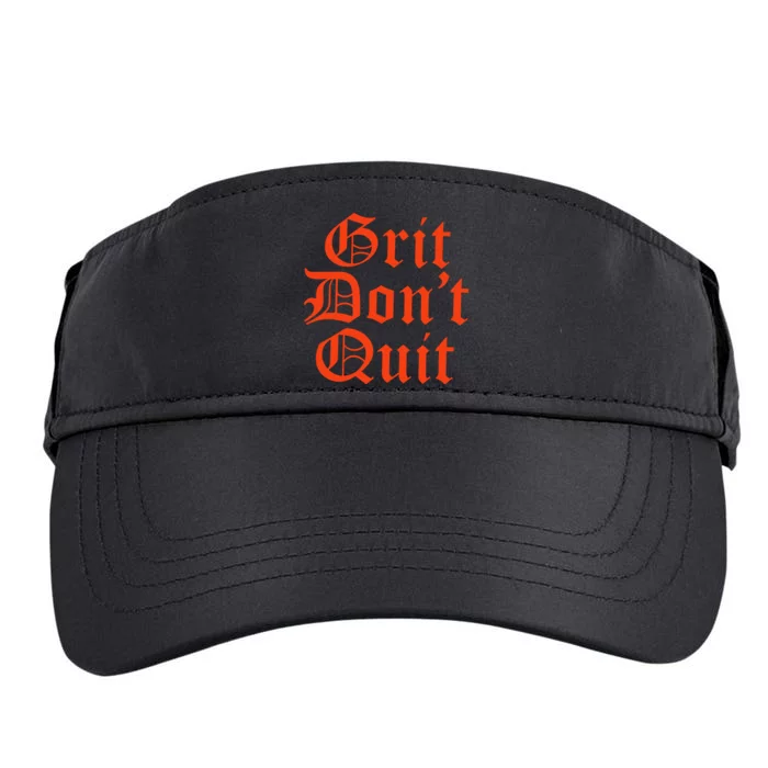 Detroit Baseball Grit Don’T Quit Adult Drive Performance Visor