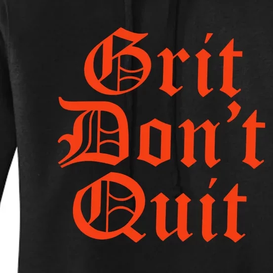 Detroit Baseball Grit Don’T Quit Women's Pullover Hoodie