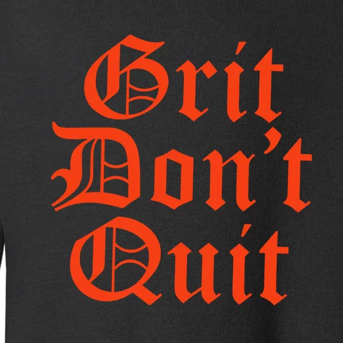 Detroit Baseball Grit Don’T Quit Toddler Sweatshirt