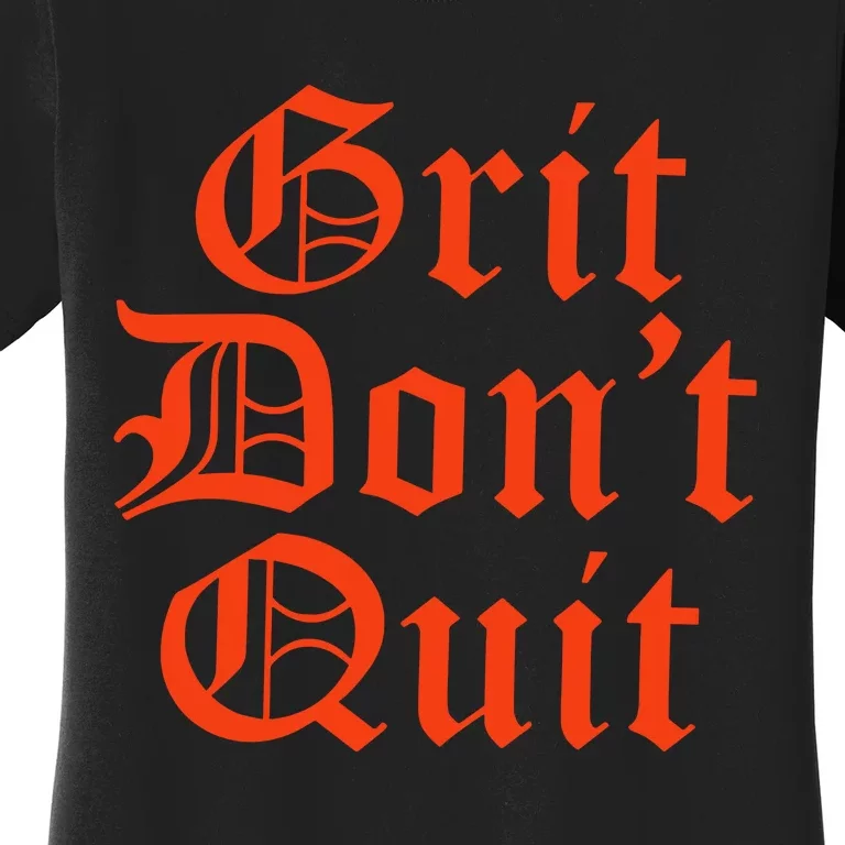 Detroit Baseball Grit Don’T Quit Women's T-Shirt