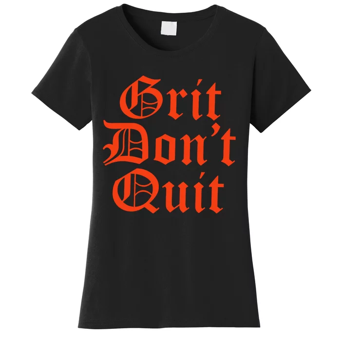 Detroit Baseball Grit Don’T Quit Women's T-Shirt