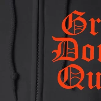 Detroit Baseball Grit Don’T Quit Full Zip Hoodie