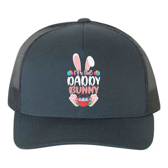 Daddy Bunny Great Gift Dad Easter Bunny Colourful Eggs Family Easter Gift Yupoong Adult 5-Panel Trucker Hat