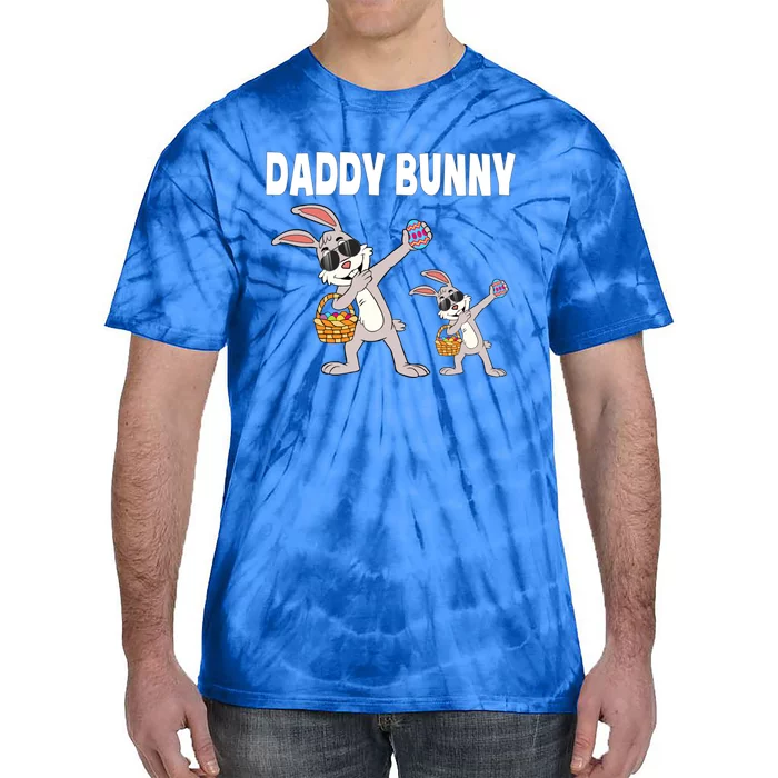 Daddy Bunny Gift Cute Matching Family Dad Easter Gift Tie-Dye T-Shirt