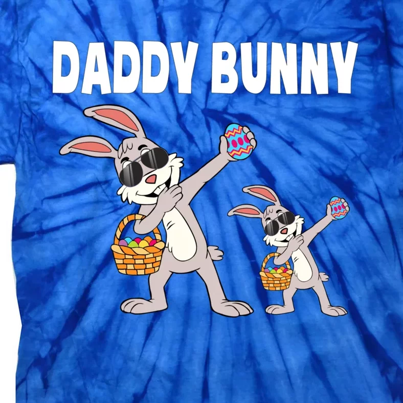 Daddy Bunny Gift Cute Matching Family Dad Easter Gift Tie-Dye T-Shirt