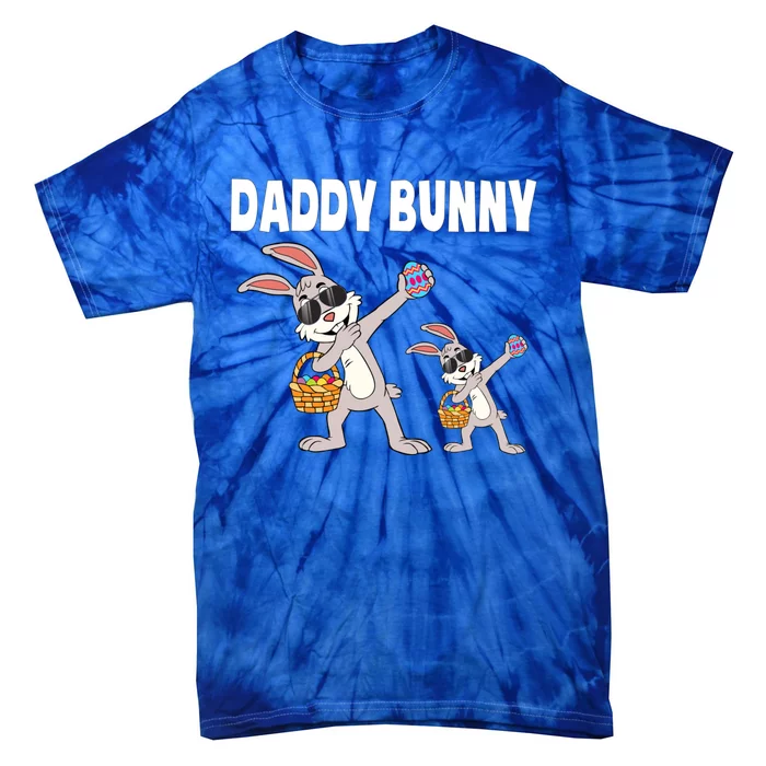 Daddy Bunny Gift Cute Matching Family Dad Easter Gift Tie-Dye T-Shirt