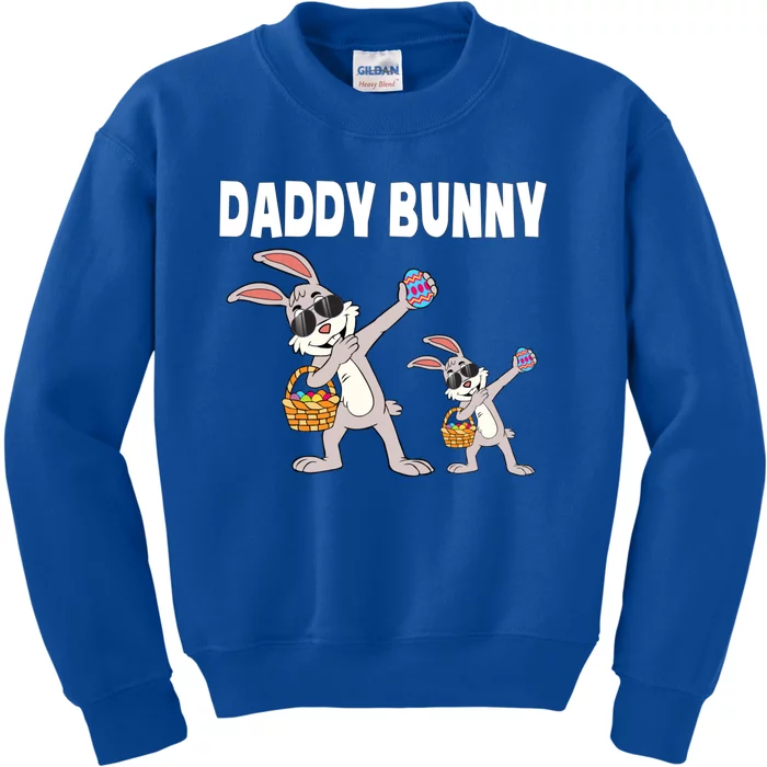 Daddy Bunny Gift Cute Matching Family Dad Easter Gift Kids Sweatshirt