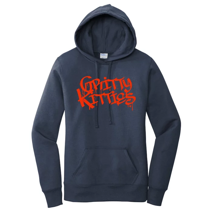 Detroit Baseball Gritty Kitties Women's Pullover Hoodie