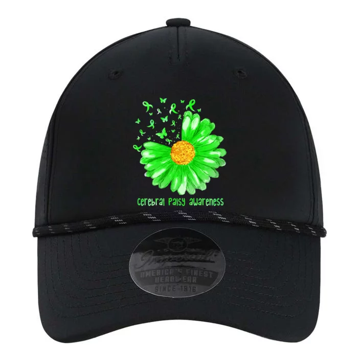 Daisy Butterfly Green Ribbon Cerebral Palsy Awareness Gift Performance The Dyno Cap