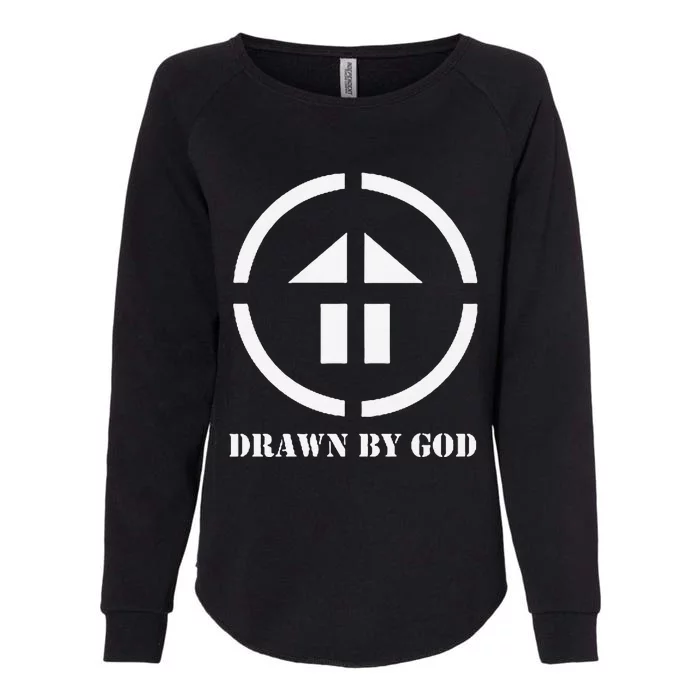 Drawn By God Logo Womens California Wash Sweatshirt