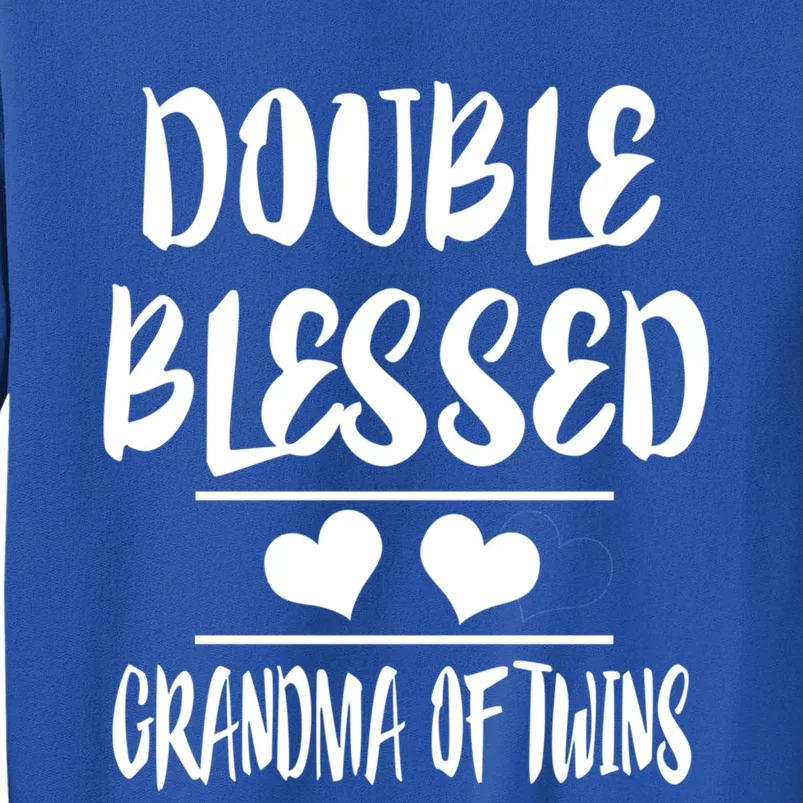 Double Blessed Grandma Of Twins Grandmother Gift Sweatshirt