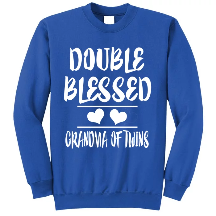 Double Blessed Grandma Of Twins Grandmother Gift Sweatshirt