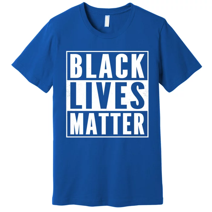 Distressed Blm Gift Black Lives Matter Zipper Vintage Blm Gift Premium T-Shirt