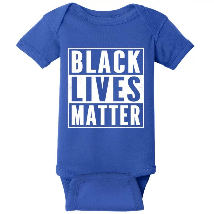 Distressed Blm Gift Black Lives Matter Zipper Vintage Blm Gift Baby Bodysuit