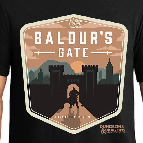 Dungeons Baldurs Gate Forgotten Realms Logo Pajama Set