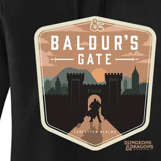 Dungeons Baldurs Gate Forgotten Realms Logo Women's Pullover Hoodie