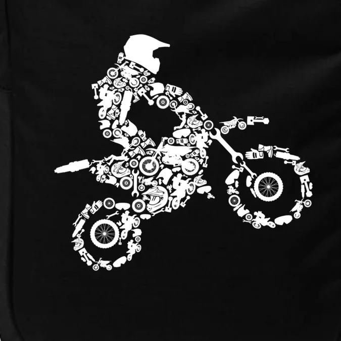 Dirt Bike Gift For Rider Motocross Enduro Dirt Biking Gift Impact Tech Backpack