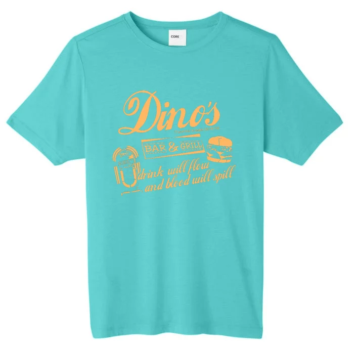 DINO'S BAR & GRILL CLASSIC ROCK Copy ChromaSoft Performance T-Shirt