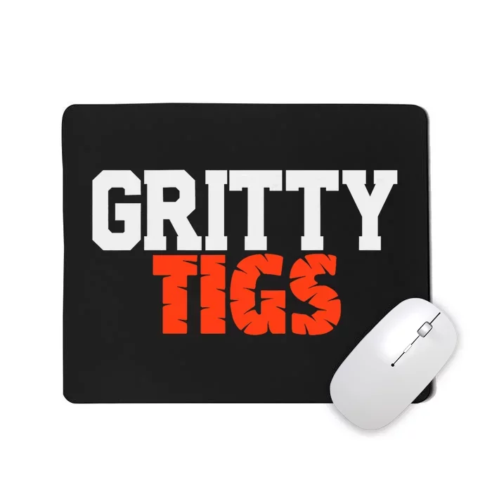 Detroit Baseball Gritty Tigs Mousepad