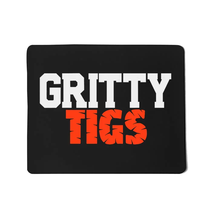 Detroit Baseball Gritty Tigs Mousepad