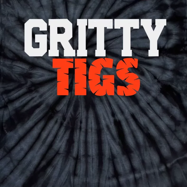 Detroit Baseball Gritty Tigs Tie-Dye T-Shirt