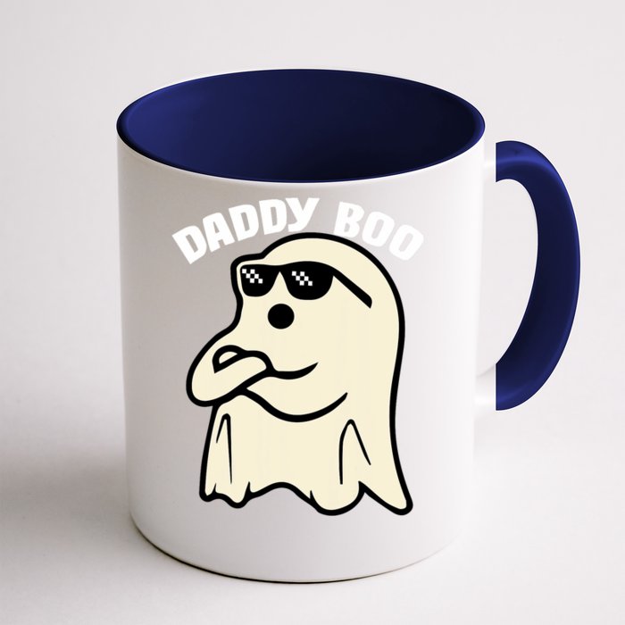 Daddy Boo Halloween Family Matching Costume Ghost Dad 2024 Front & Back Coffee Mug