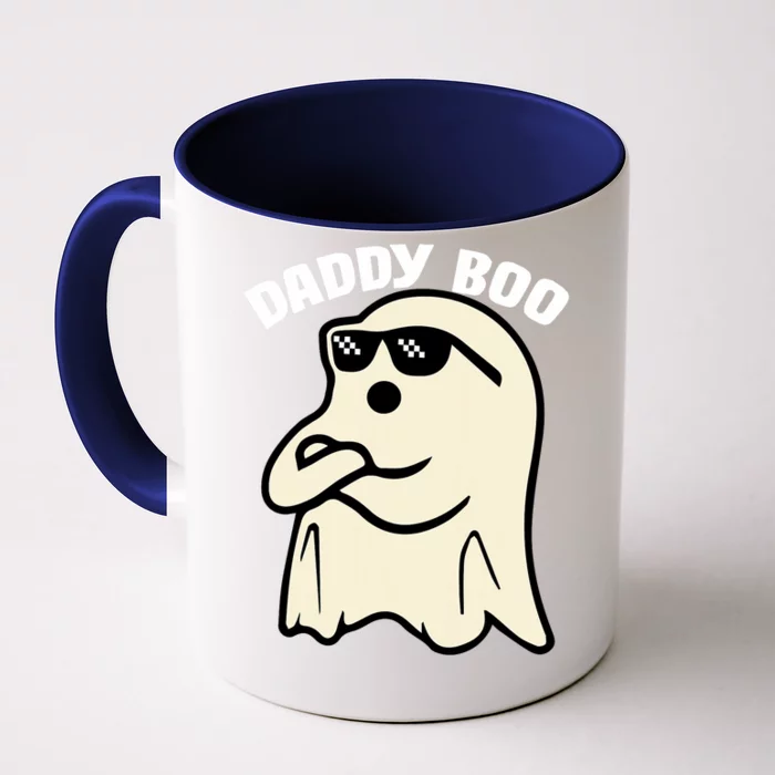 Daddy Boo Halloween Family Matching Costume Ghost Dad 2024 Front & Back Coffee Mug