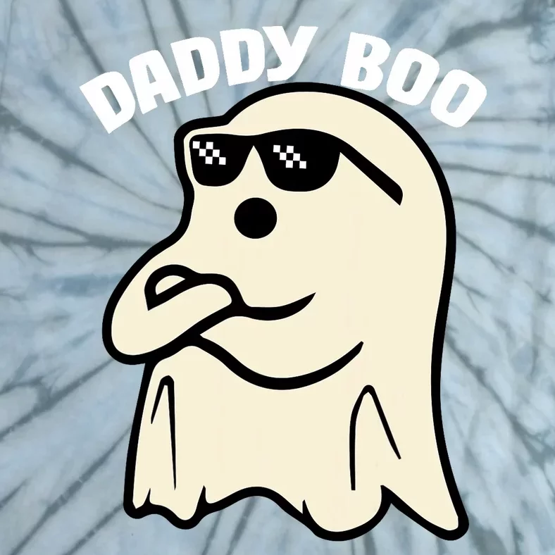 Daddy Boo Halloween Family Matching Costume Ghost Dad 2024 Tie-Dye T-Shirt