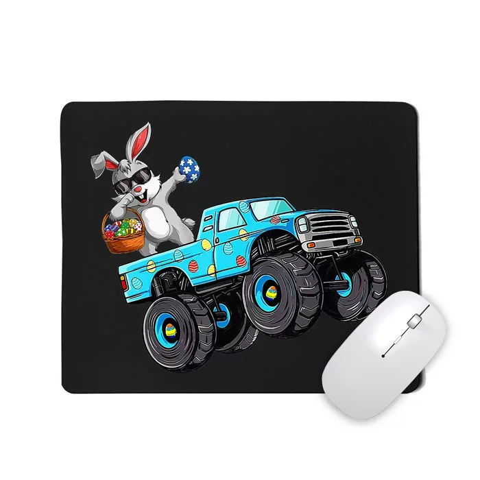 Dabbing Bunny Happy Easter Monster Truck Lovers Mousepad