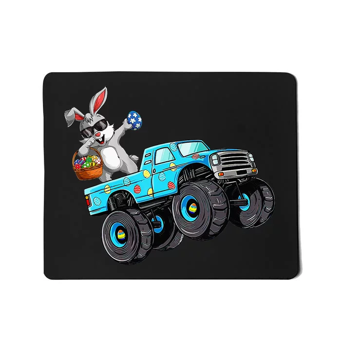 Dabbing Bunny Happy Easter Monster Truck Lovers Mousepad