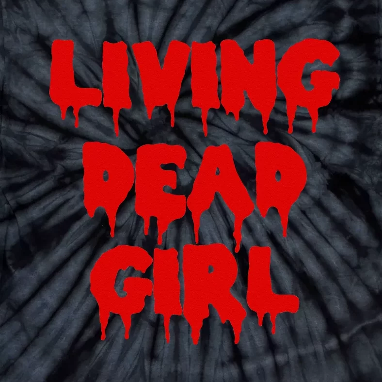 Dripping Blood Halloween Zombie Movie Living Dead Girl Tie-Dye T-Shirt