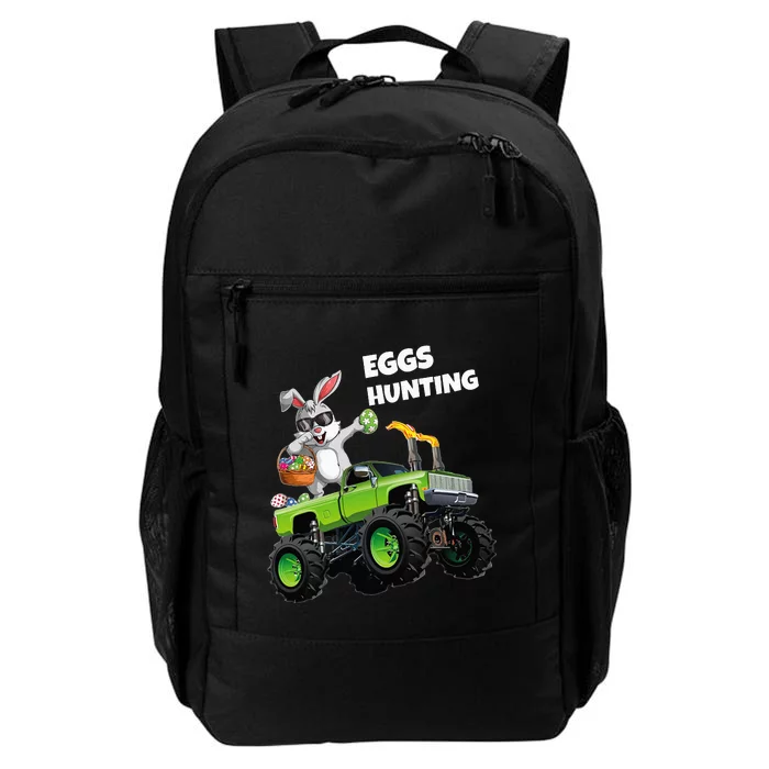 Dabbing Bunny Happy Easter Monster Truck Lovers Eggs Hunting Daily Commute Backpack