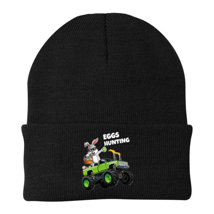 Dabbing Bunny Happy Easter Monster Truck Lovers Eggs Hunting Knit Cap Winter Beanie