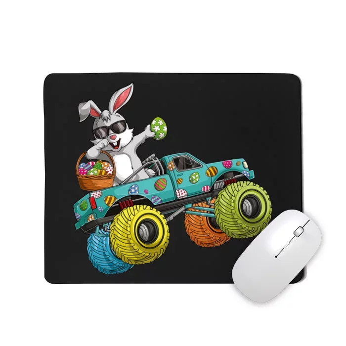 Dabbing Bunny Happy Easter Monster Truck Lovers Mousepad