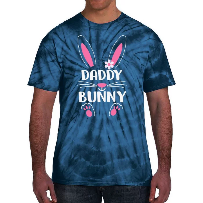 Daddy Bunny Happy Easter Day Sunday Unique Daddy Gift Tie-Dye T-Shirt