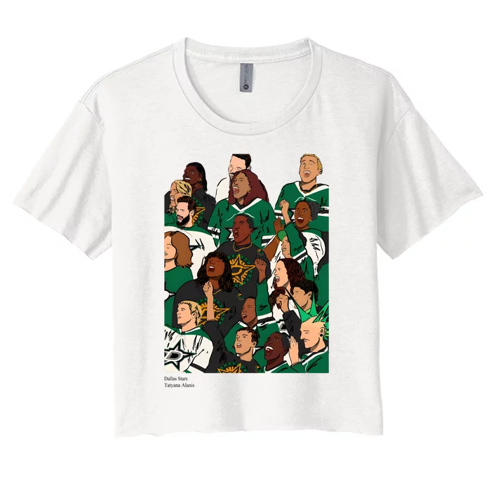 Dallas Black History Month Artist Women's Crop Top Tee