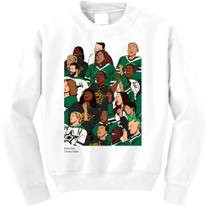 Dallas Black History Month Artist Kids Sweatshirt