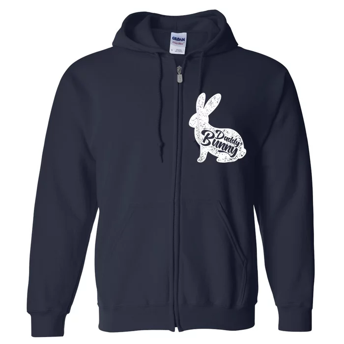 Dad Bunny Happy Easter Day Cute Rabbit Daddy Papa Father Day Full Zip Hoodie