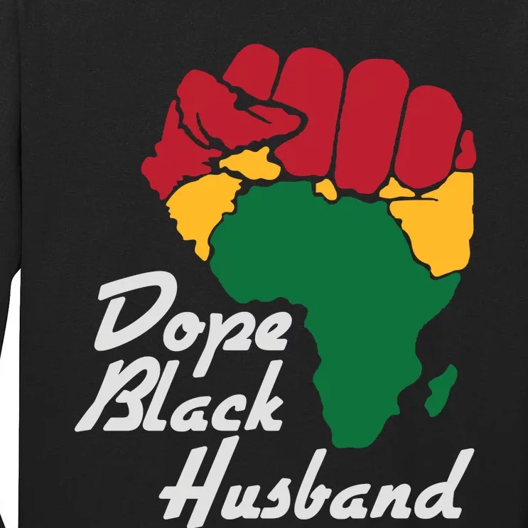 Dope Black Husband Black History Month Tall Long Sleeve T-Shirt