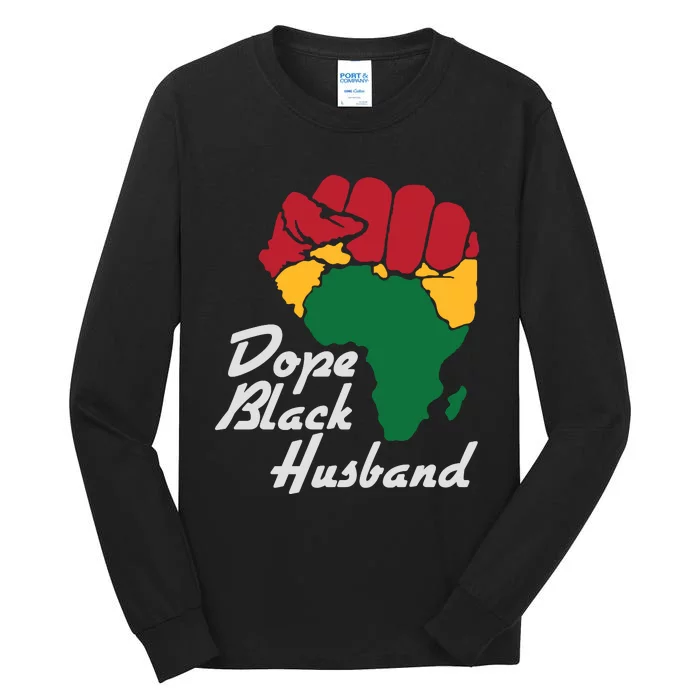 Dope Black Husband Black History Month Tall Long Sleeve T-Shirt