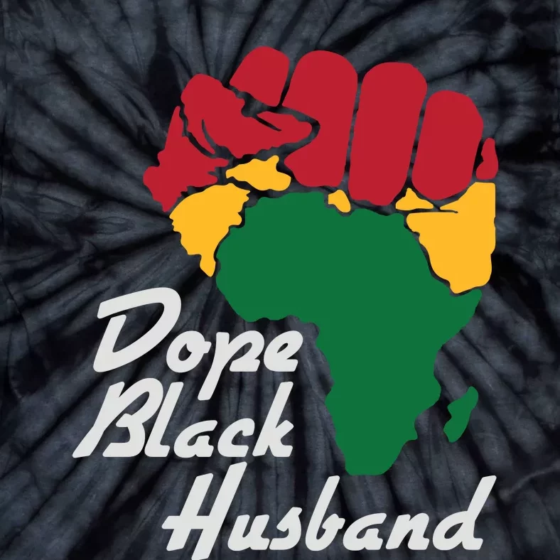 Dope Black Husband Black History Month Tie-Dye T-Shirt