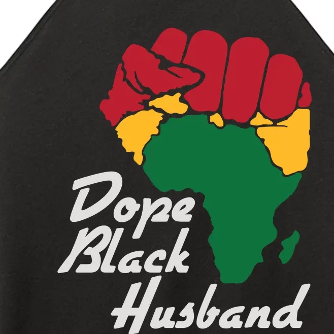 Dope Black Husband Black History Month Women’s Perfect Tri Rocker Tank