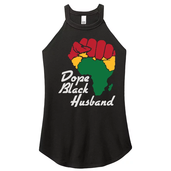 Dope Black Husband Black History Month Women’s Perfect Tri Rocker Tank