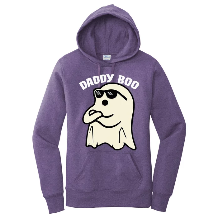 Daddy Boo Halloween Family Matching Costume Ghost Dad 2024 Women's Pullover Hoodie