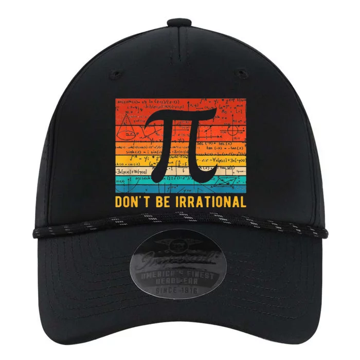 Don't Be Irrational Retro Vintage Symbol Pi Day Math Teacher Performance The Dyno Cap