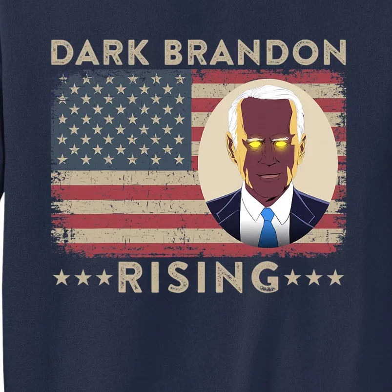 Dark Brandon Is Rising Dark Brandon Rises Biden USA Flag Sweatshirt