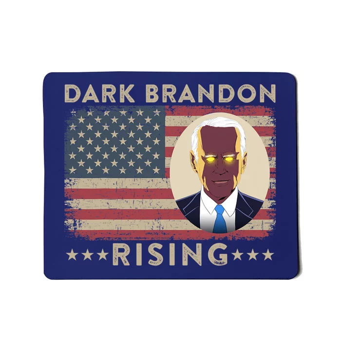 Dark Brandon Is Rising Dark Brandon Rises Biden USA Flag Mousepad