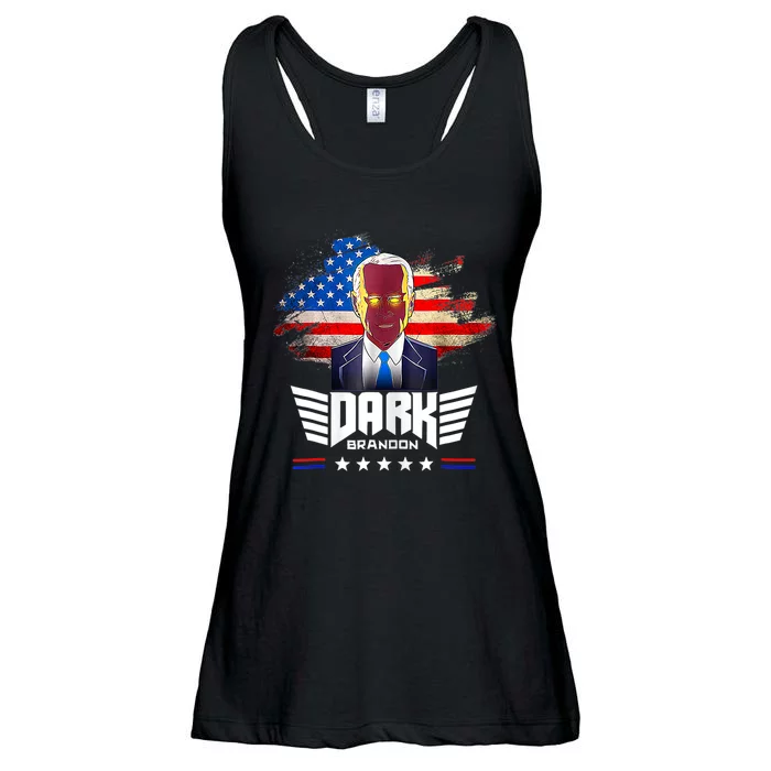 Dark Brandon Is Rising Dark Brandon Rises Pro Biden USA Trending Ladies Essential Flowy Tank