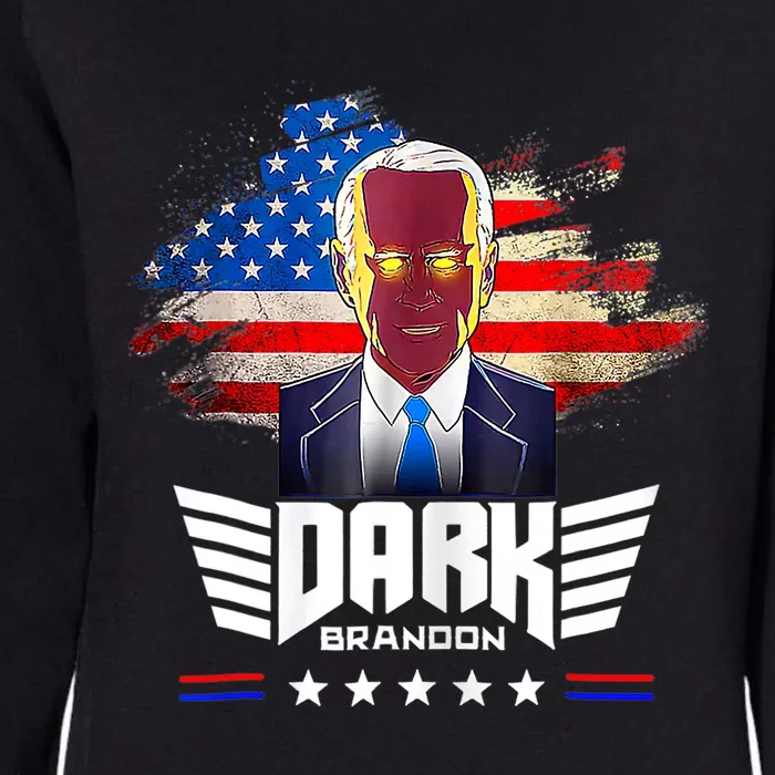 Dark Brandon Is Rising Dark Brandon Rises Pro Biden USA Trending Womens California Wash Sweatshirt