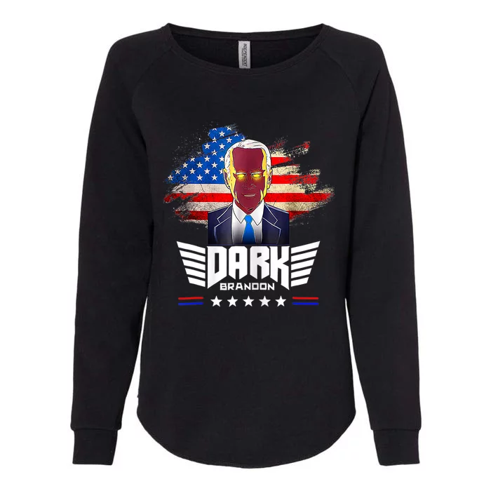 Dark Brandon Is Rising Dark Brandon Rises Pro Biden USA Trending Womens California Wash Sweatshirt